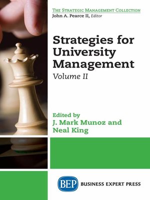 cover image of Strategies for University Management, Volume II